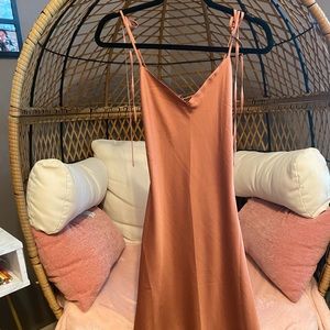 Abercrombie & Fitch New w/Tags Tie Strap Midi Slip Dress. Size Small